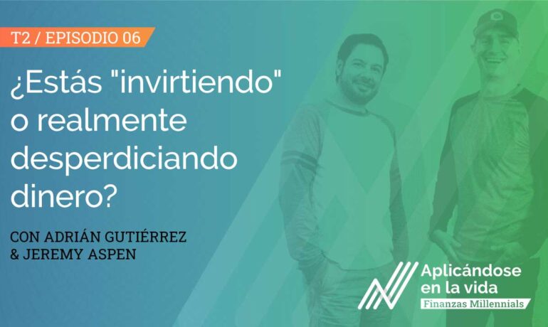 Muchas veces creemos estar invirtiendo cuando en realidad estamos perdiendo dinero.