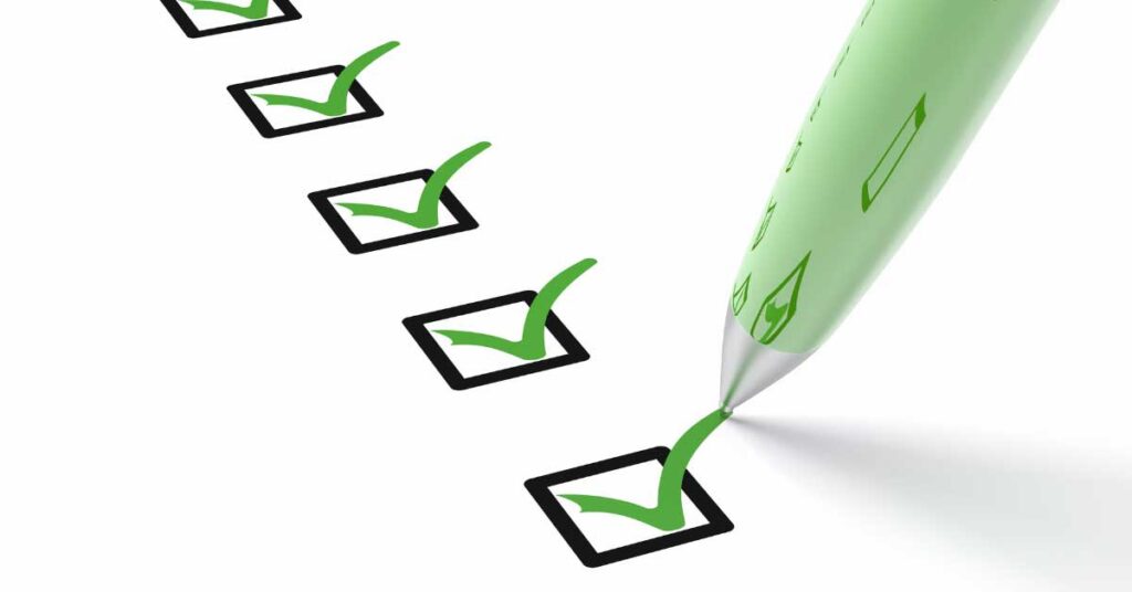 revisa antes de enviar la checklist definitiva​
