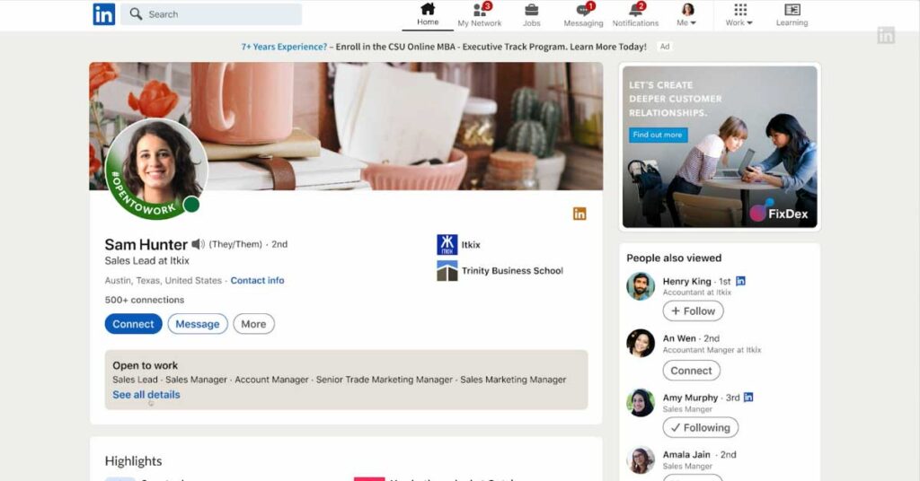 prepara tu perfil de linkedin para el 2025​